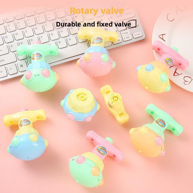 Colored Candy Press Type Rotating Gyroscope With Lighting Function Toy Children