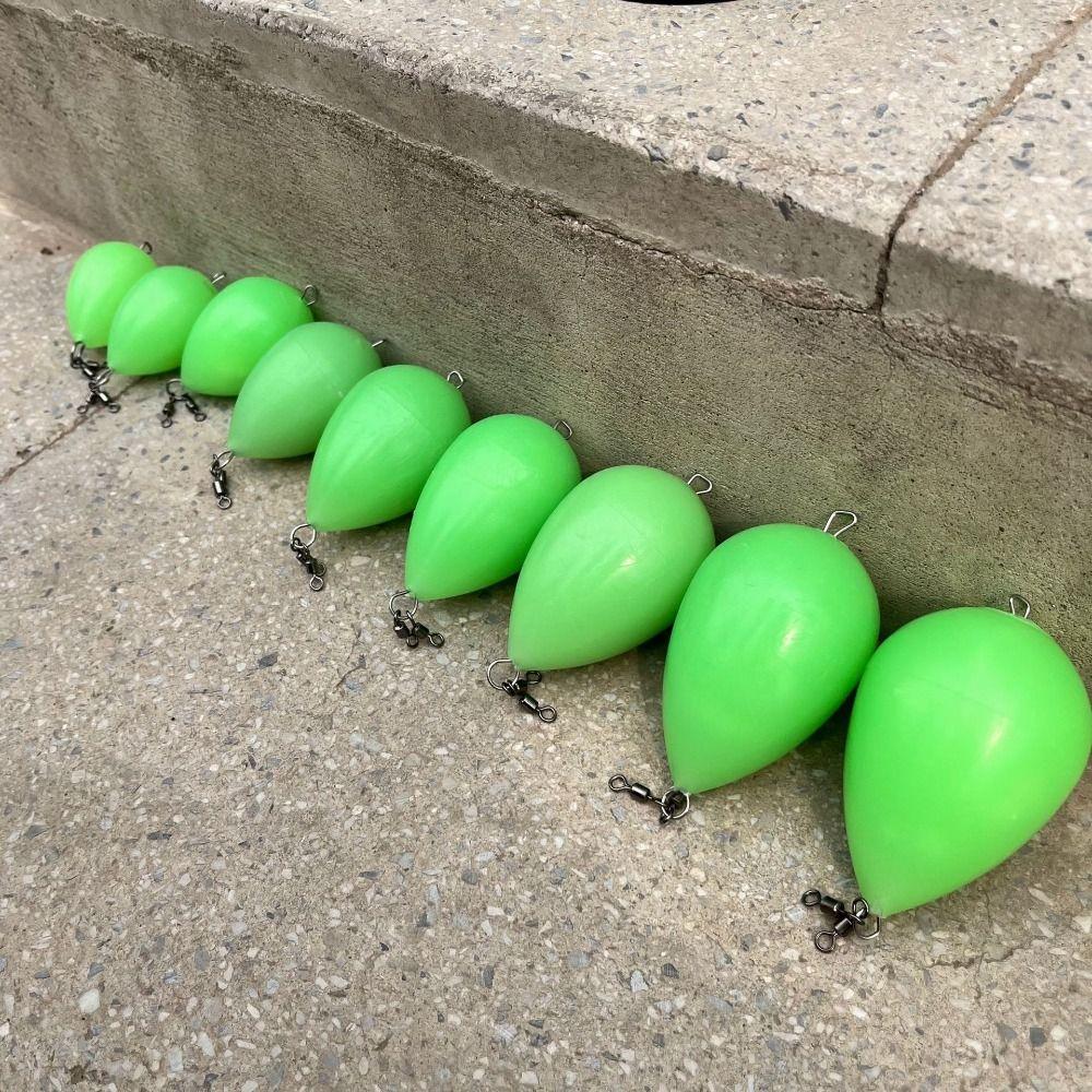 Fishing Float Glow In Fishing Float Luminous Egg Float Casting Bait Accessory Noctilucent Float