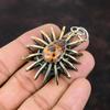 Bauxite Pendant 925 Sterling Silver Pendant Gemstone Pendant Handmade Jewelry 18K Gold Plated Cage Pendant Gift For Friend Beautiful Jewelry