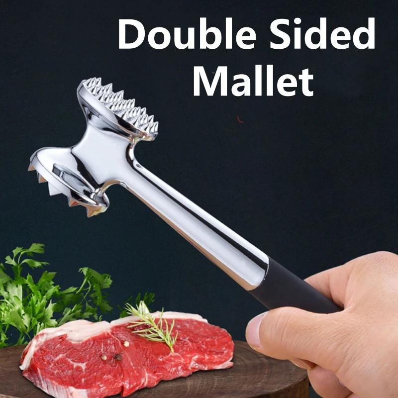 Ciocan pentru carne, multifuncțional, cu două fețe, cu mâner confortabil, Friptură de porc, pufoasă, fragedă, pentru economisirea forței de muncă de uz casnic, Gadgets de bucătărie