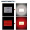 Car Night Reflective Warning Plate Sticker Universal Auto Truck Motorcycle Safety Warning Plate Reflector Sign Decal Accessories