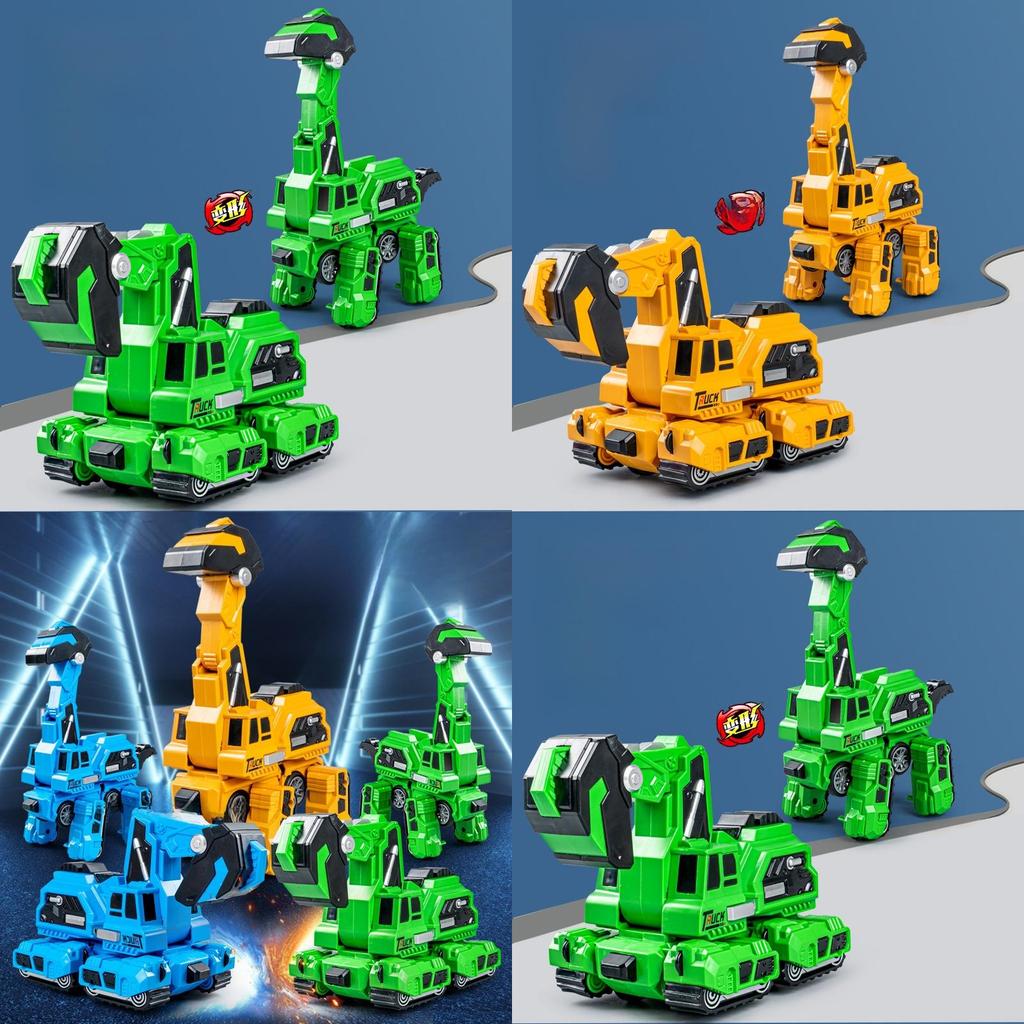 Dinosaurier Trägheitsspielzeugauto mit Aufpralltransformation für Kinderbildung und Spiel