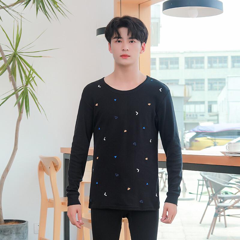 Nan Ji Ren Men's Pure Cotton Thermal Underwear Set