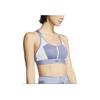 Nike Swoosh Fixed Double Strap Sports Bra Women Underwear Blue BV4910-512