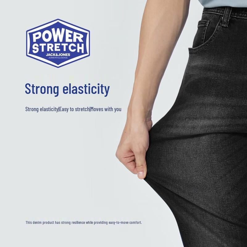 JACK&JONES Men's Slim-Fit Washed Stretch Jeans