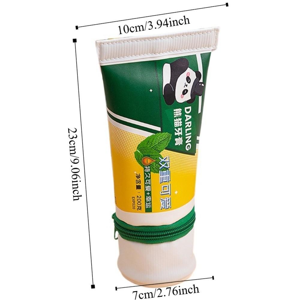 Simulation Toothpaste Stationery Bag Large Capacity Toothpaste Pencil Case Toothpaste Pen Bag  Kids
