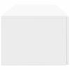 Wall Mounted TV Cabinet High Gloss White 78.5 x 41 x 30 cm