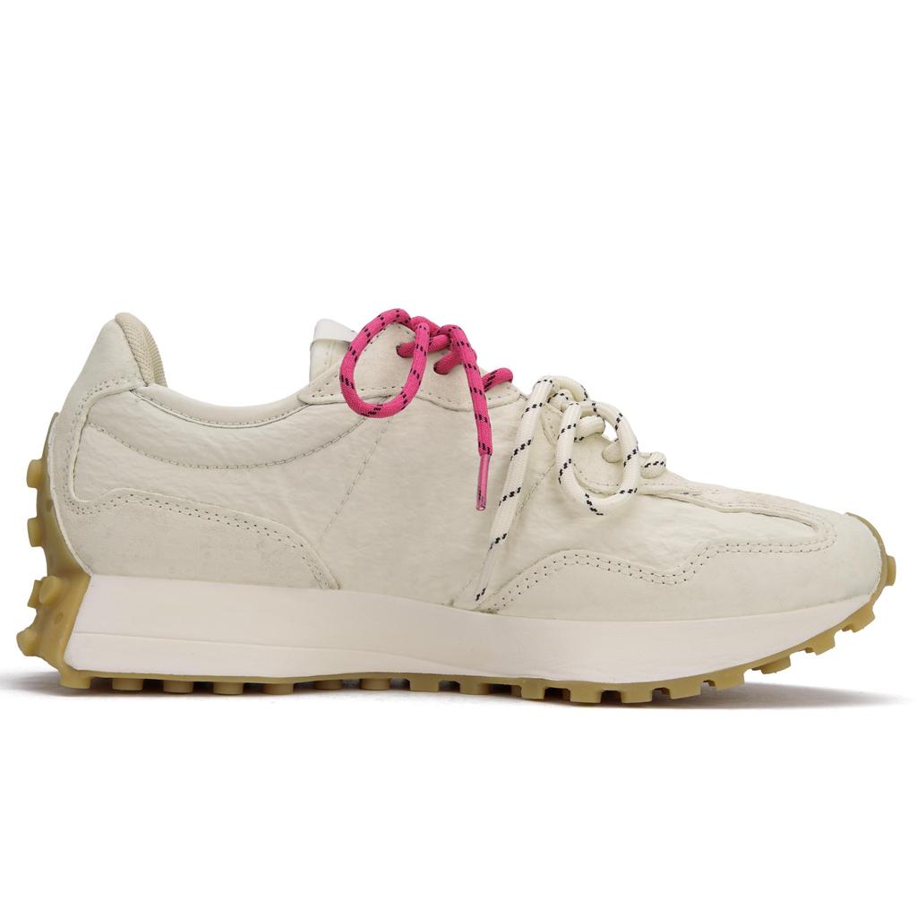 New Balance NB 327 Scarpe da Ginnastica Basse Casual per la Città, il Pendolarismo e la Corsa Unisex Ecru Nero MS327KA1(Team62-)