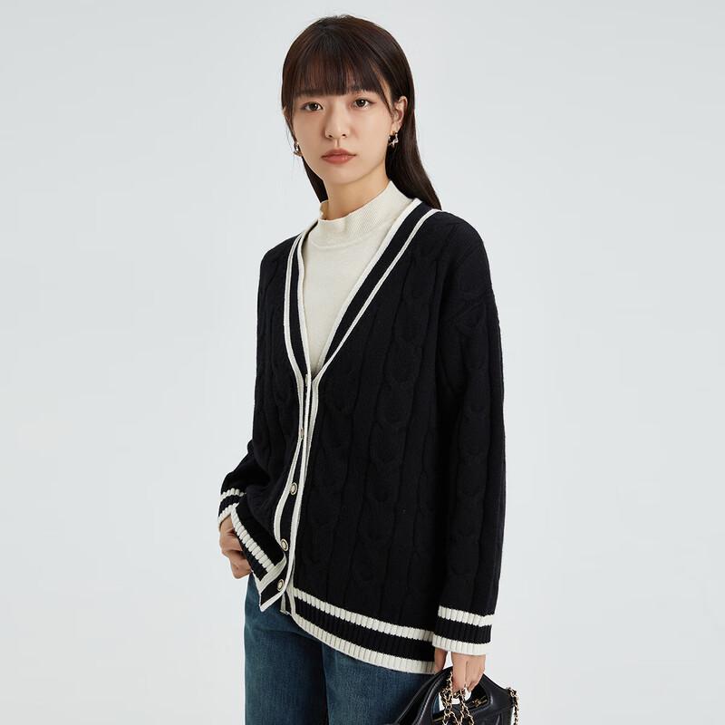 Women's Versatile V-Neck Knit Cardigan