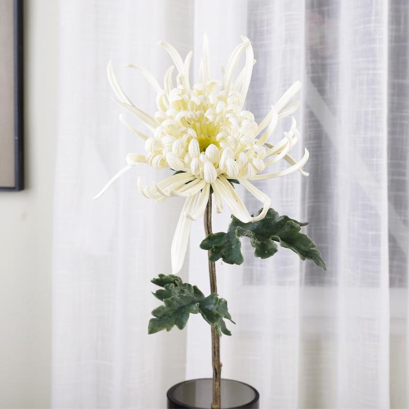 Simulation chrysanthemum feel soft glue fake flower indoor wedding simulation chrysanthemum