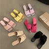 First Encounter Season Annual Slope Sandals Fashion Seaside Cool Slippers Summer Wear Open-Toed High Heels