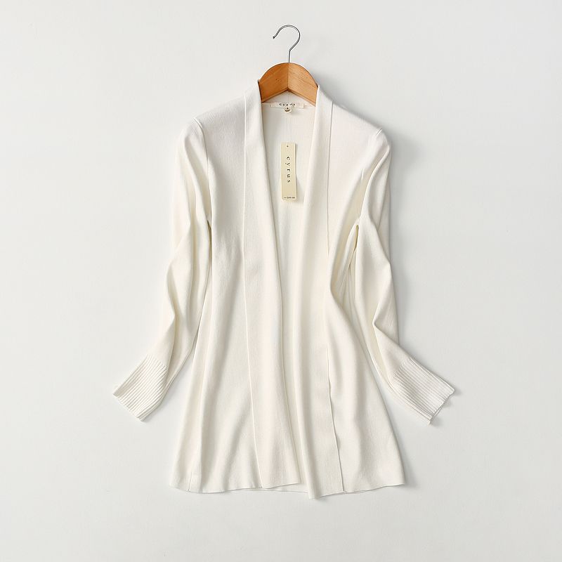 Old Customer B Entry Series ~ Export Original Order Minimalist Commuting Elegant Knitting Cardigan Mid-Length Cape Sweater Outwear