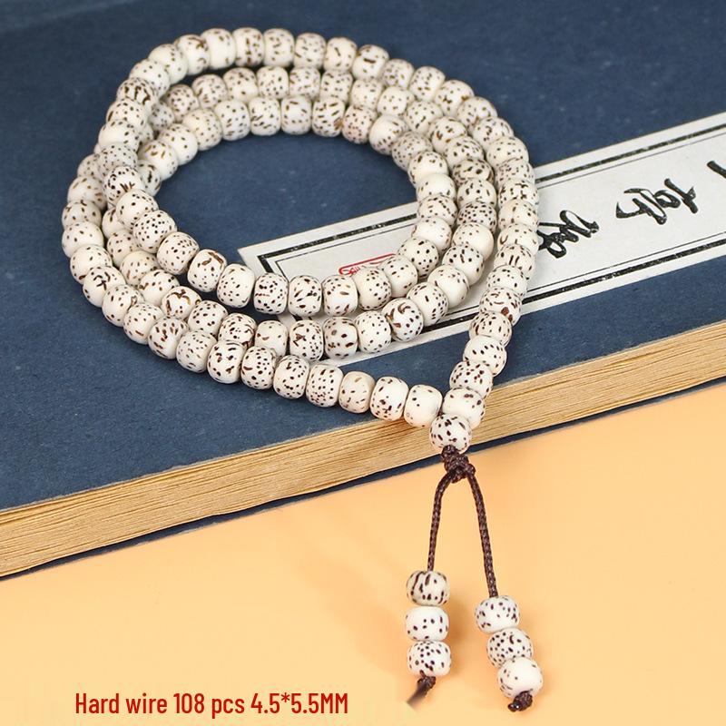 Hainan Star Moon Bodhi 108 Bead Rosary Bracelet Necklace