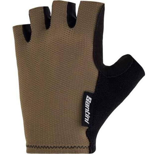 Велосипедные перчатки Santini Brisk (коричневый)