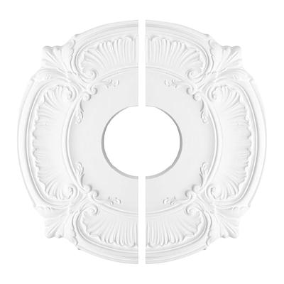 Split Medallion For Ceiling Light Ceiling Fan Cover Split Plate Elegant Trim Adhesive Cover Tight Fit For Indoor Study Bedroom