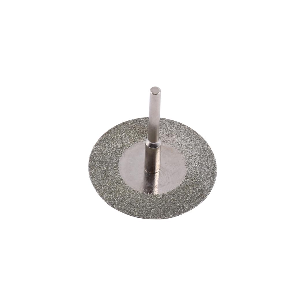 10X Mini Diamond Saw Blade Cutting Disc Rotary Wheel Grinding + 2 Mandrel  For Grinding Machine