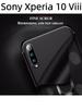 For Sony Xperia 10 Viii Case Finger Metal Ring Kickstand Phone Case Car Holder Matte Soft Silicone Housing