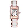 RORIOS Women's Analog Wristwatch, Stylish, Waterproof, Quartz, Square Design, Sparkling, Popular, Alloy, Artificial Diamonds, Casual, Business Watch,