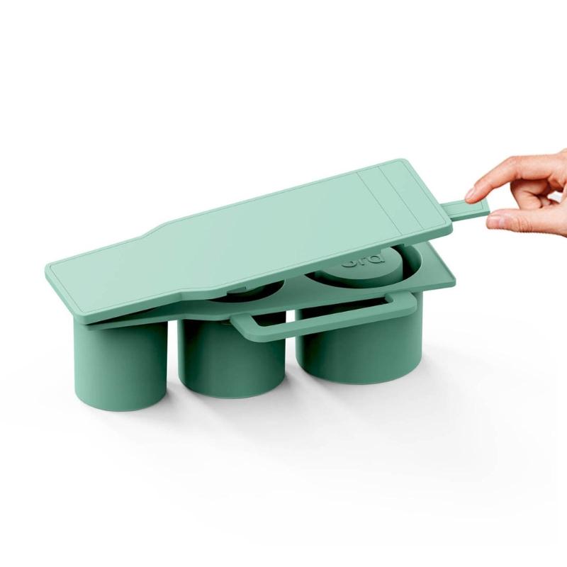 Cylinders Ice Tray Mold with Lid Practical Ice Maker for Insulated Drinkware