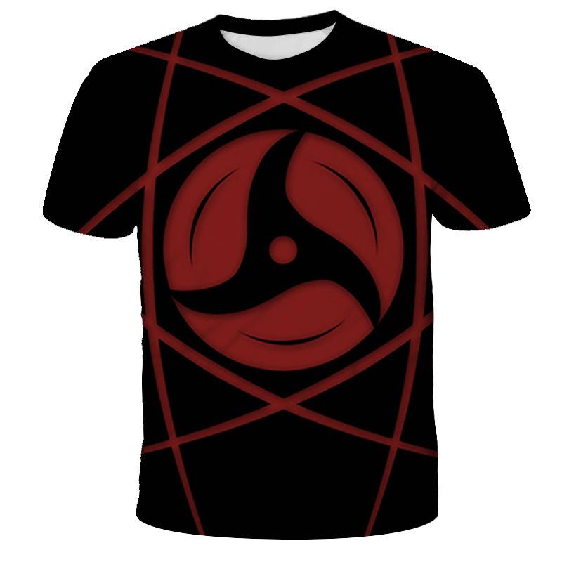 Anime Naruto Summer Men's T-shirt 3D Digital New Casual T-shirt