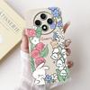 Handyhülle Für OPPO Reno 12 F 5G Hülle Silikon Weiche Abdeckung Floral Bemalt Für OPPO Reno 12 13 F 12F 13F Reno12F Reno13F Hüllen