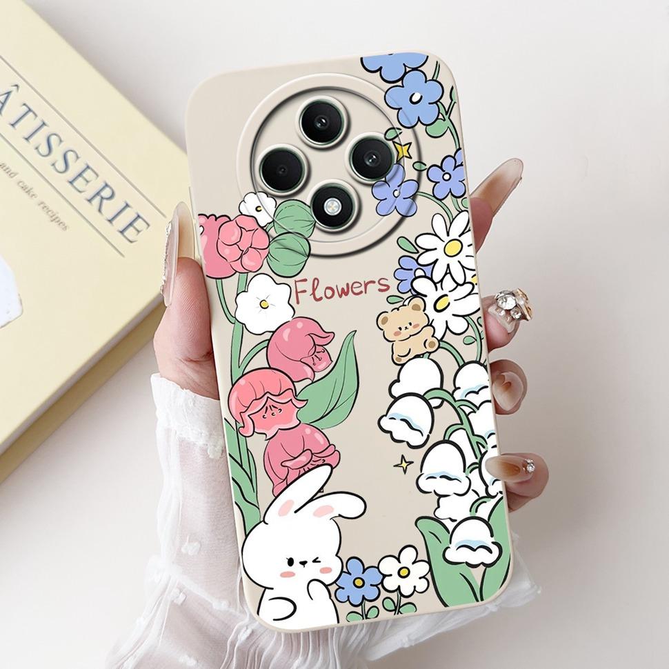 Handyhülle Für OPPO Reno 12 F 5G Hülle Silikon Weiche Abdeckung Floral Bemalt Für OPPO Reno 12 13 F 12F 13F Reno12F Reno13F Hüllen