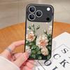 Black Rose Lotus Flower Print Phone Case For iPhone 17 Air 16 15 14 Pro Max 13 16 17 Pro 16e 17 Matte Shockproof Soft Edge Hard Cover