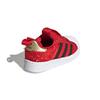 Adidas Originals SUPERSTAR 360 Breathable Low top Skateboard Shoes Red White Infant And Toddler FV3434