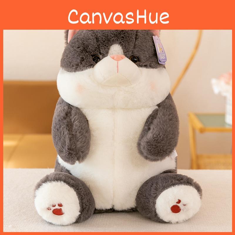 Cat Animal Fat Stuffed Plush Toy Cartoon Orange Gray Doll Children Gift Birthday