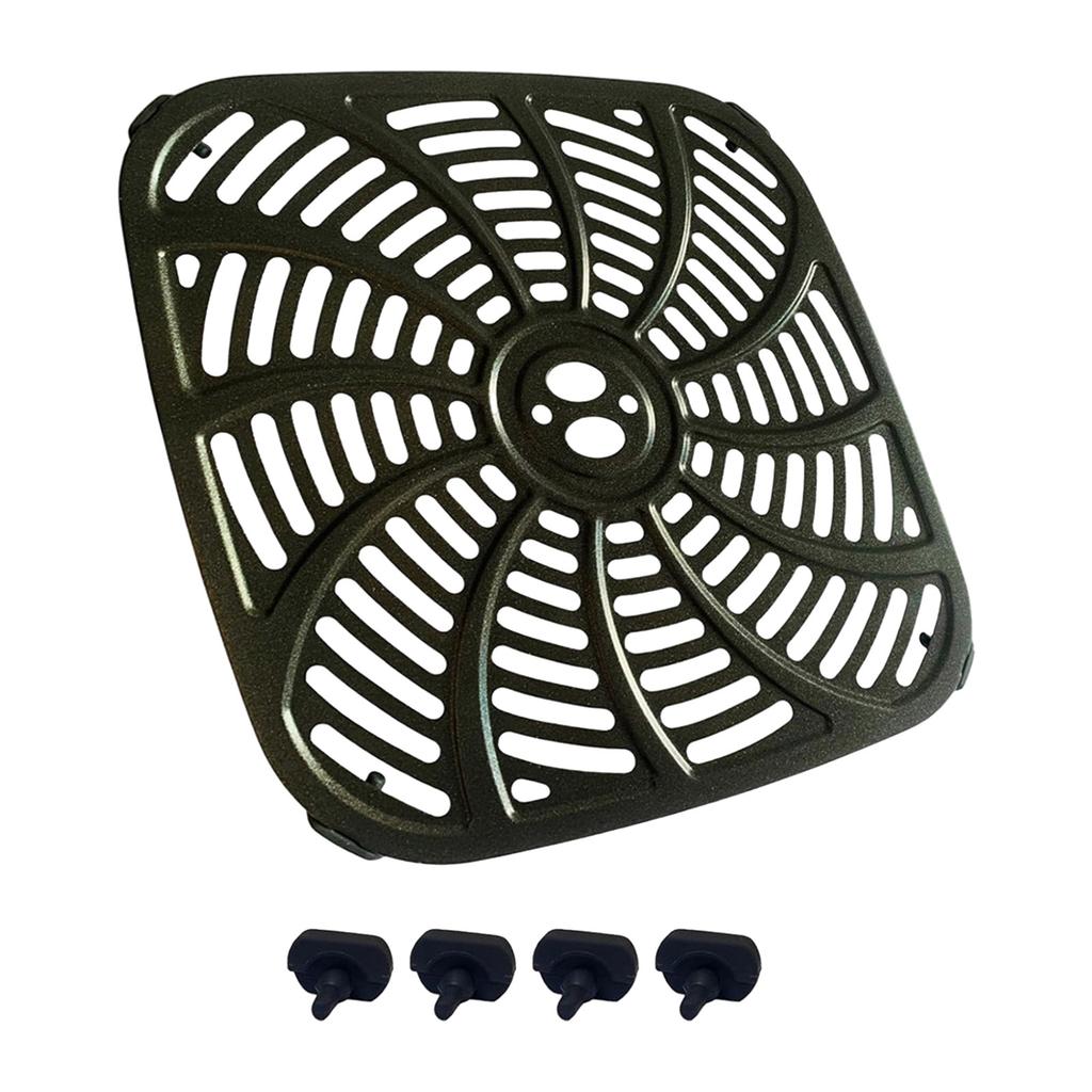 Metal Liners Nonstick Air Fryers Cooking Mats Multifunctional Air Fryers Pad Air Fryers Plate Metal Air Fryers Tray
