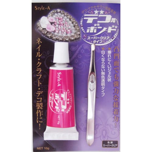 

Strong Transparent Decorative Bond with Tweezers SA-C312 Style A