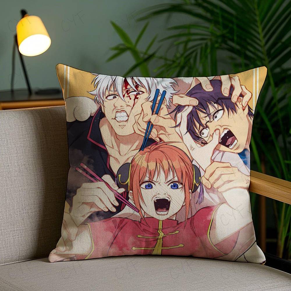 Hot G-Gintam-A Anime Pillow Case Custom Printed Brushed Fleece Pillow, Baby Skin-Touch, Eco-Friendly Dye-Sublimation Cushion For