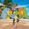 P-Pokémon Spirit Elements Beach Towel Quick-drying Suitable for Beach Vacation Pool Yoga Gym Home Cute Gift for Friends Families