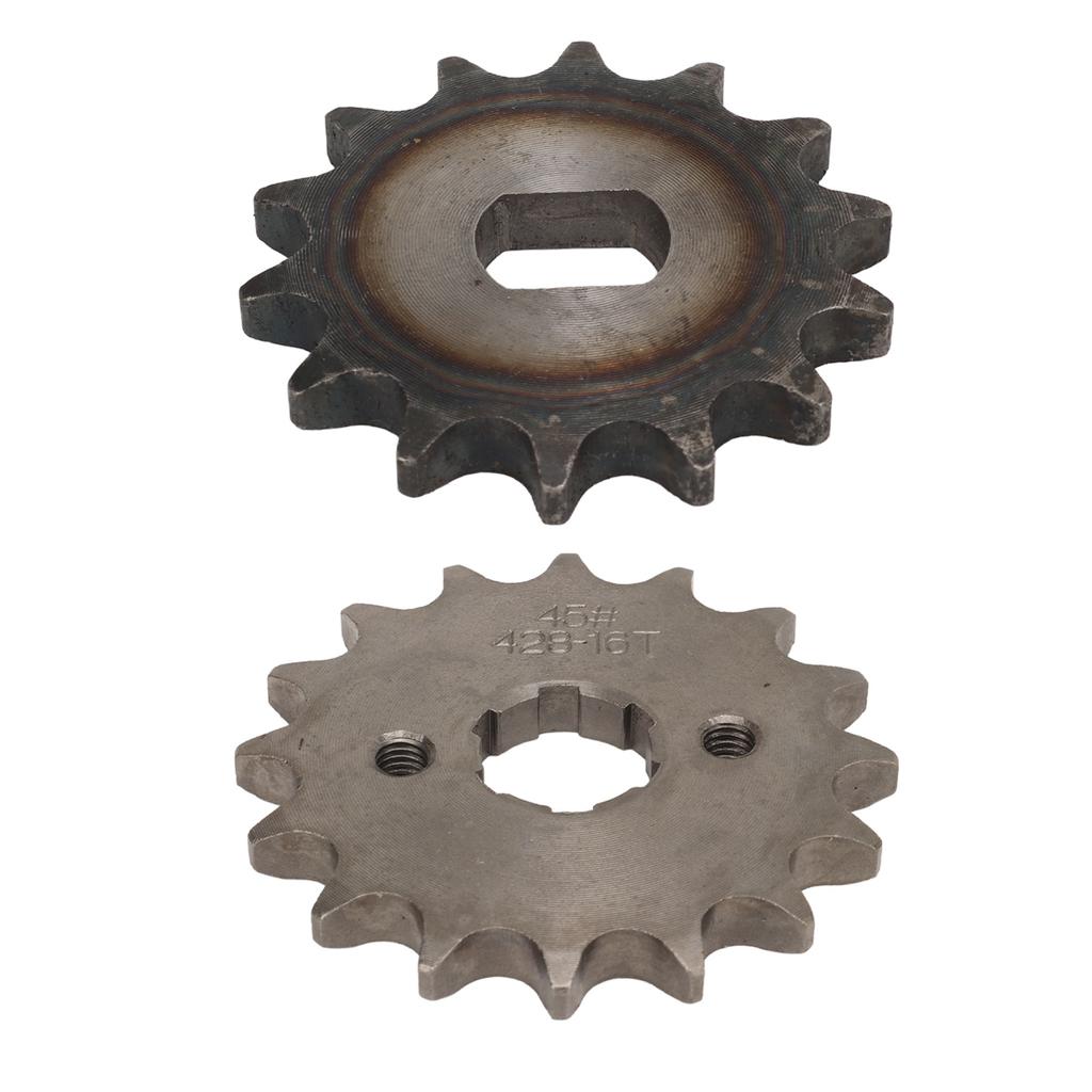 428 16T 20mm Sprocket Carbon Steel 14T 12X17mm H Hole Sprocket Carbon Steel  for Engine