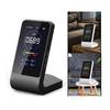 Air Quality Monitor for Time Display Indoor CO2 Detector Air Pollution CO2 Detector Temperature Humidity Professional Se