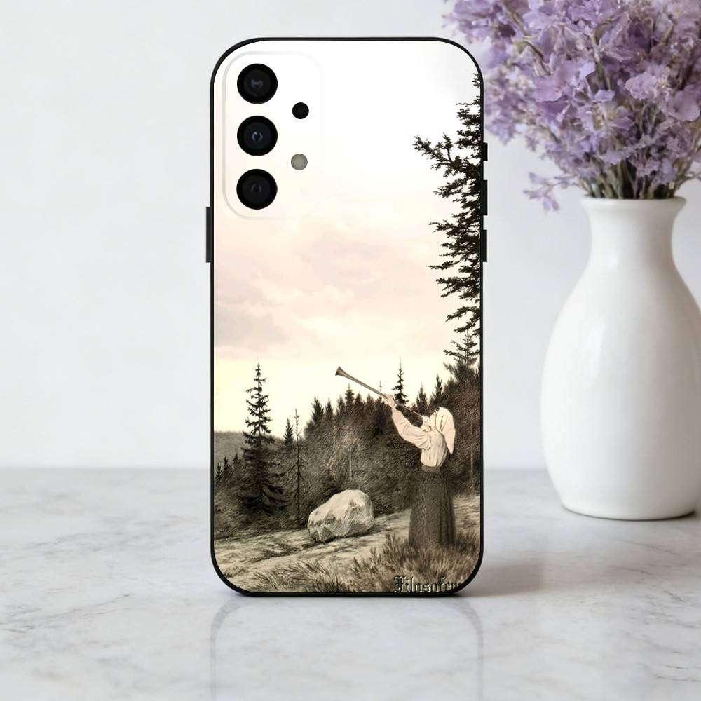 

B-Burzum F-Filosofem Phone Case For Samsung Galaxy A73,A72,A71,A70,A53,A52,A51,Soft Silicone Black Cover Samsung a53 5g