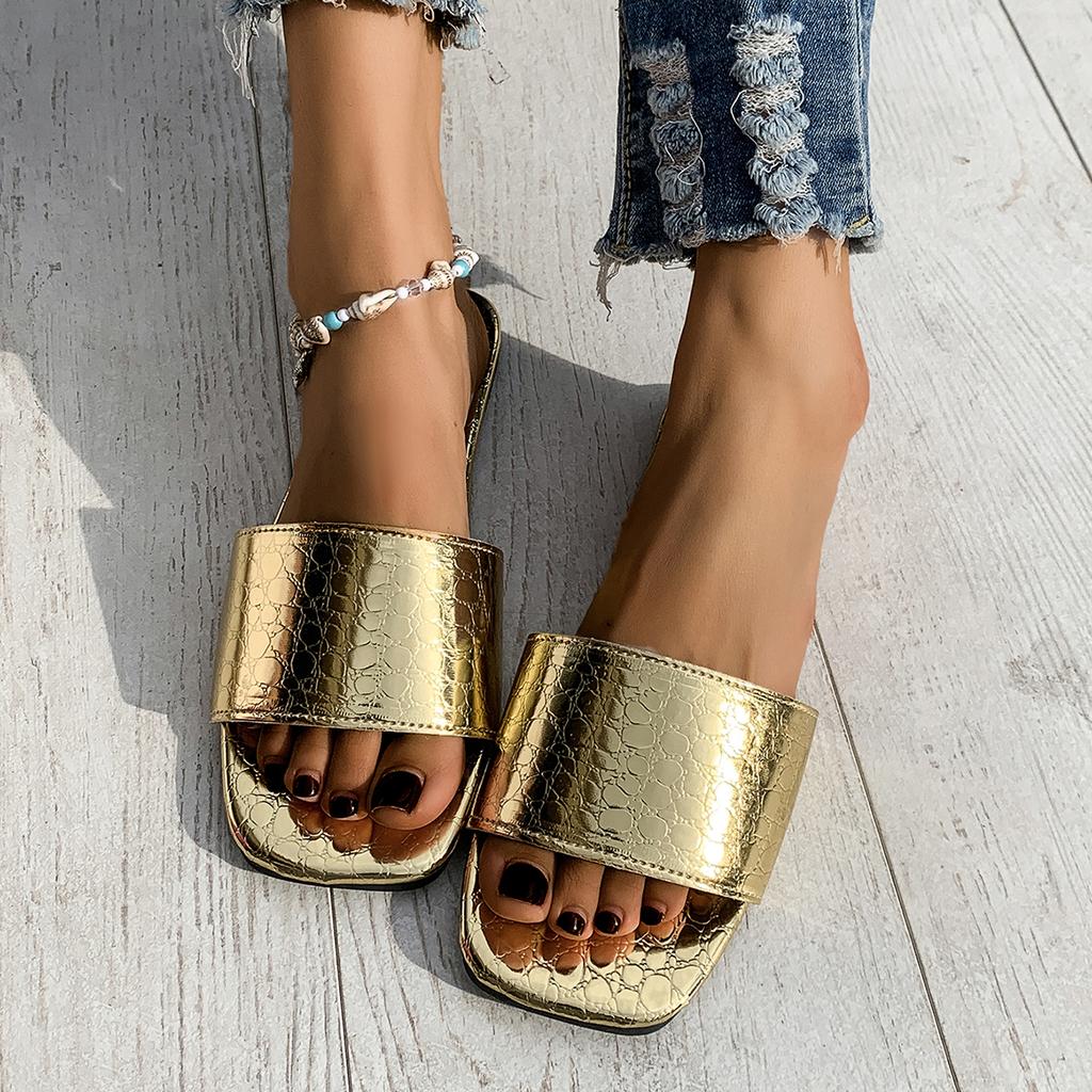 Fashion Women Home Slippers Hotel Travel Non-Slip Bathing House Slippers Unisex Flat Shoes Fashion Outdoor Luxury Slippers Slides Women