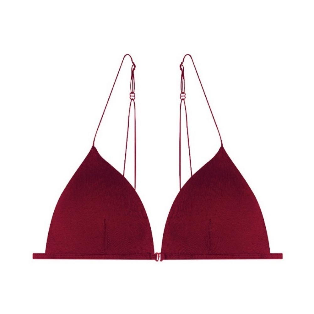 Push Up Bra Backless Women Jelly Bras Low Cut Sexy Plunge Brassiere Open Back Wedding Underwear Invisible Seamless Deep V Lingerie