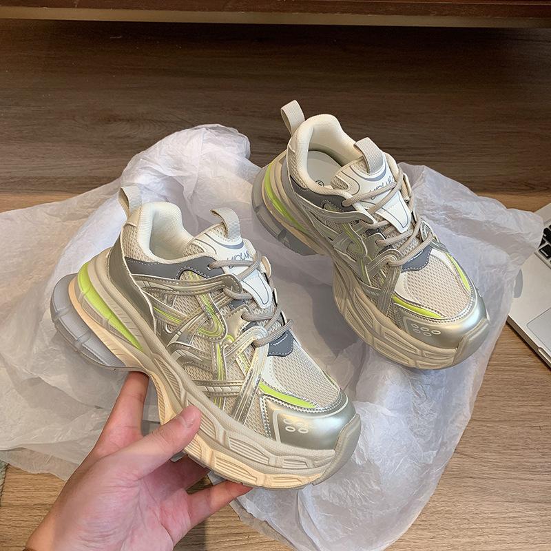 

Star platform dad shoes 2025 new versatile and lightweight muffin popular inner height increase dad shoes sports little white shoes 40