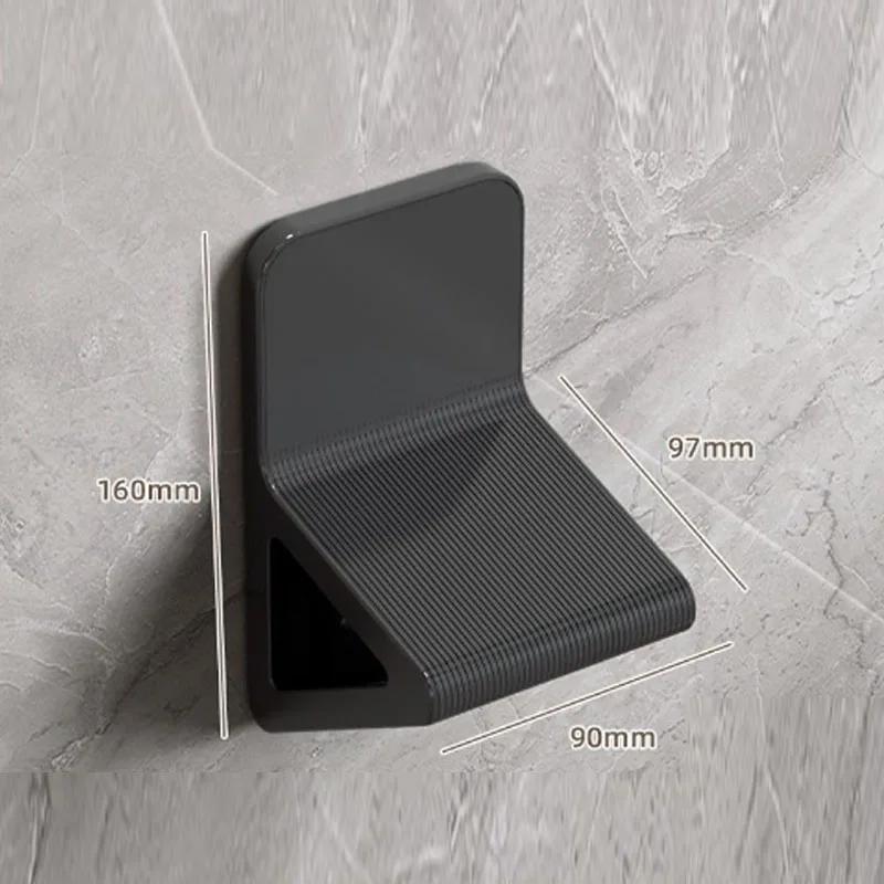 

Бесперфорационная ванная комната, Легко размещаемая подставка для ног, Инструменты для мытья тела и Аксессуары для ванны для массажа ног чёрный