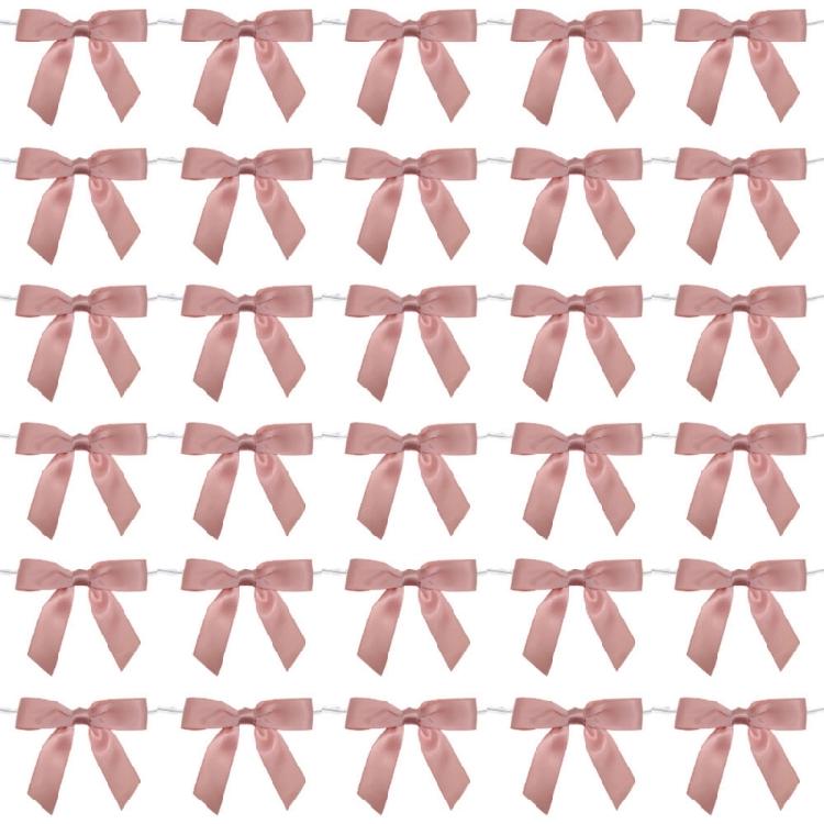 Pack of 50pcs Bowknot Ribbon Gift Wrapping And Party Decoration Multiple Color Reusable Marker Tool for Various Themes