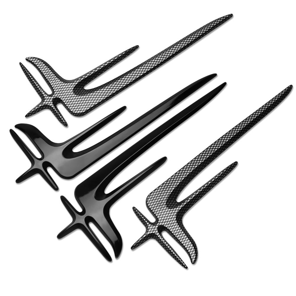 Car Side C Pillar Angel Badge Sticker Fender Side Emblem Decor Accessories For Mercedes Benz AMG W124 W202 W203 W204 W210 W211