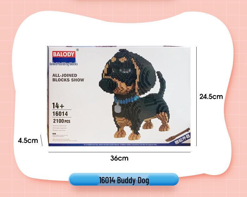 BeleDi Micro Building Blocks: Educational Pet Model Toy for Kids