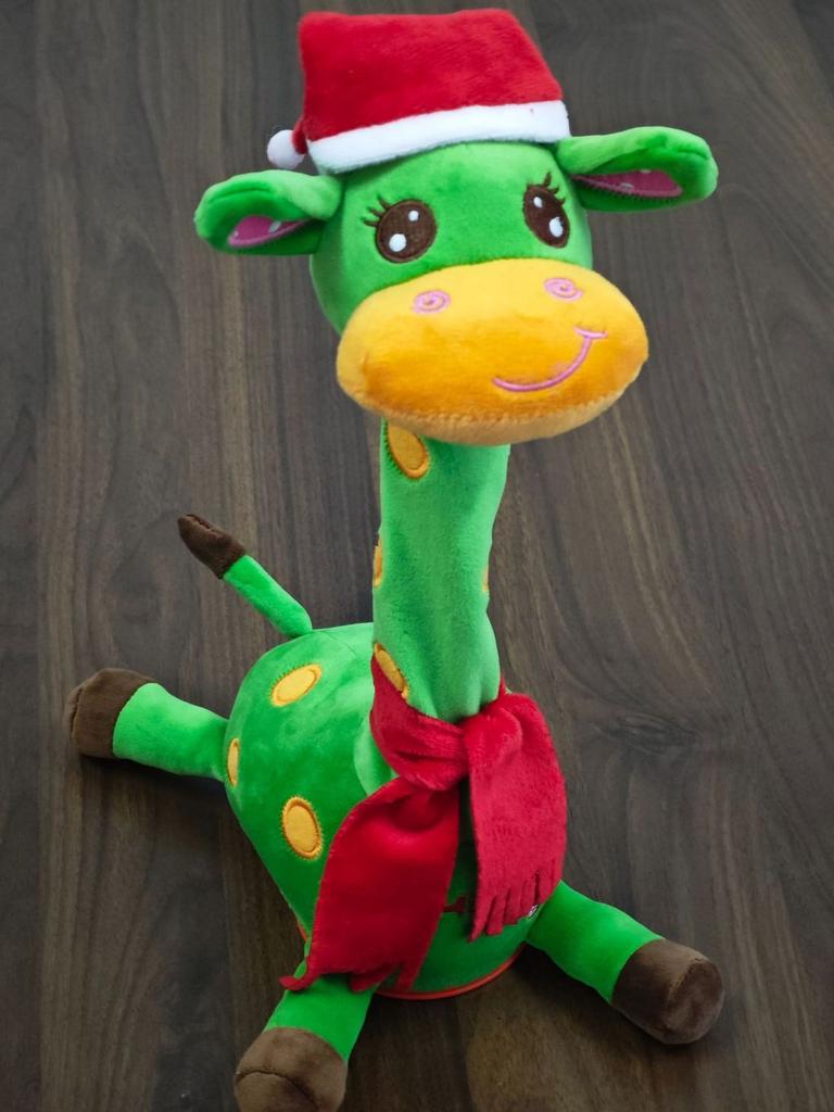 Plush Giraffe Toy With Volume Control And Dancing Motion Gift For Kids