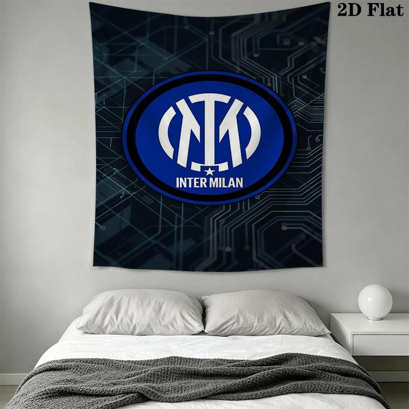 Inter Milan Abstract Artwork Threepiece Set 1 Duvet Cover 2 Pillowcase Without Core Christmas Birthday Gift Duvet Cover And Pillowcase