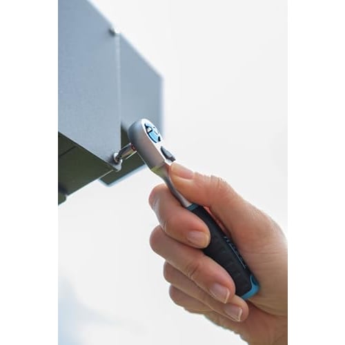 HAZET 863HPB HiPer Ratchet Wrench for 1/4-inch Bits, 90-Tooth Fine Gear, 4-Degree Feed, Chrome Vanadium Steel, Ultra-Durable, for Tight Spaces, Automo