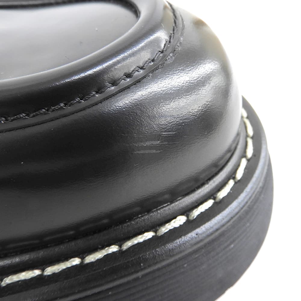 BOTTEGA VENETA Excellent condition SWELL LOFER Swell loafers, men's, black, size 40 1/2 shoes 40 1/2 blackUsed