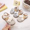 2026 Summer Girls' Breathable Woven Sandals - Soft Sole Princess Style