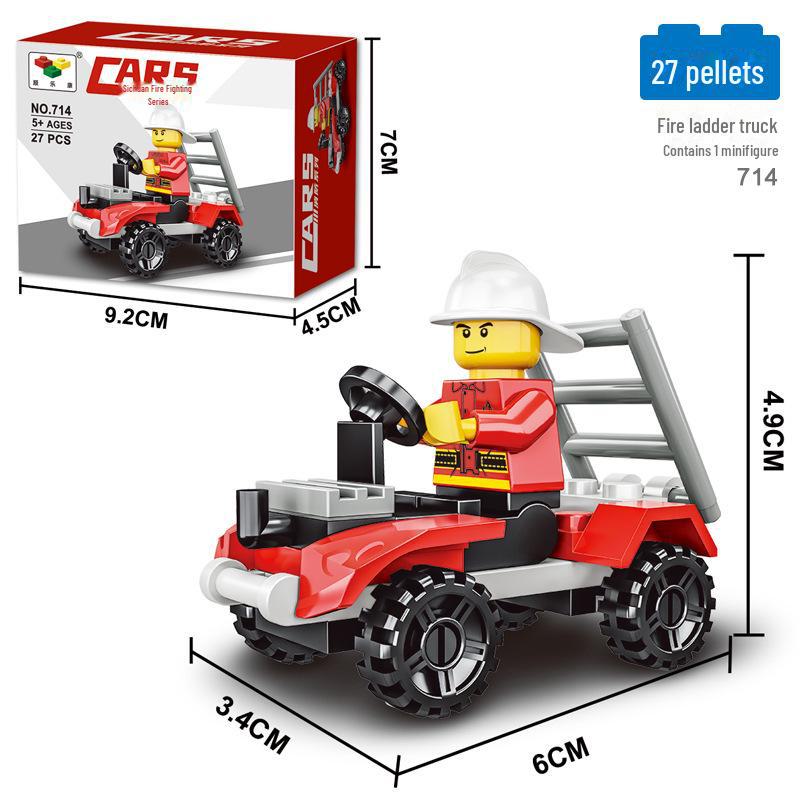 

«Мини-игрушка-машинка для детей, развивающая строительный блок — подарок для обучения в детском саду»