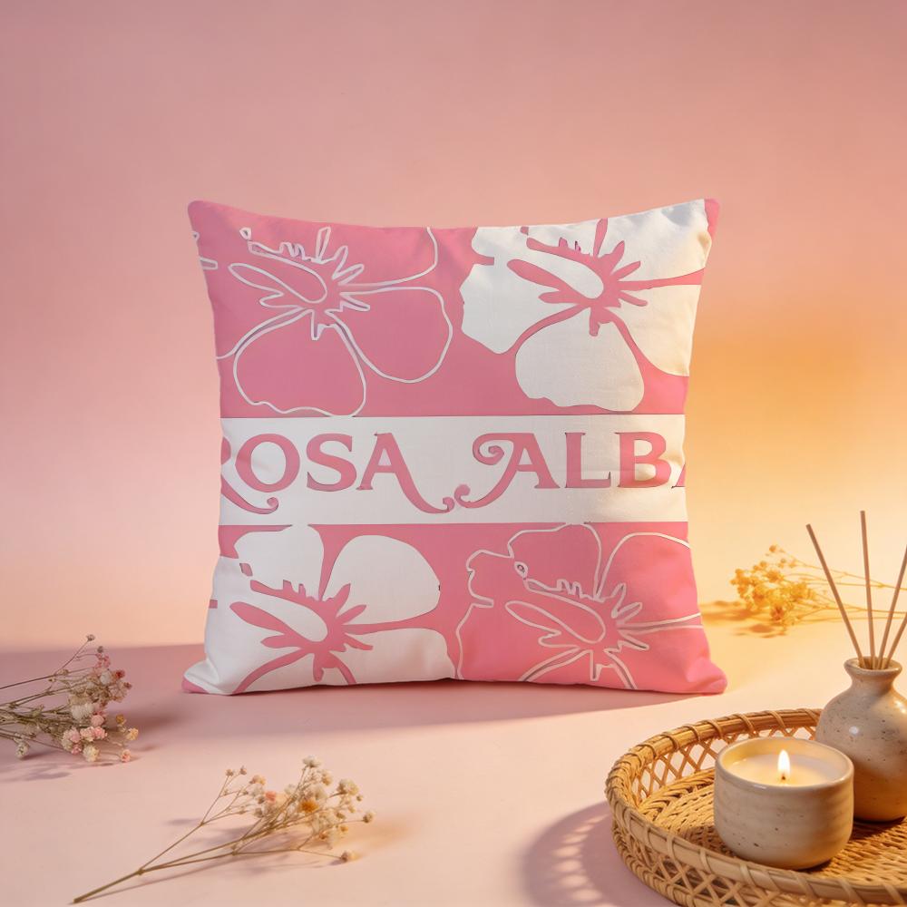 Popular AAlba Rosaead Cushion Cover Comfortable Durable Pillow Cover MultiScene for Home Office Car Sofa
